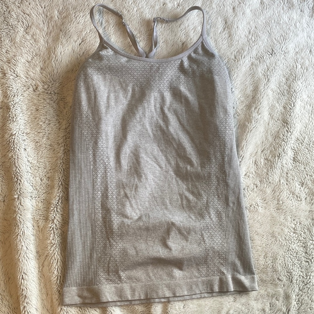 Grey Lululemon tank top